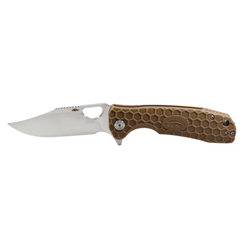 Honey Badger Clip Point Large - Tan