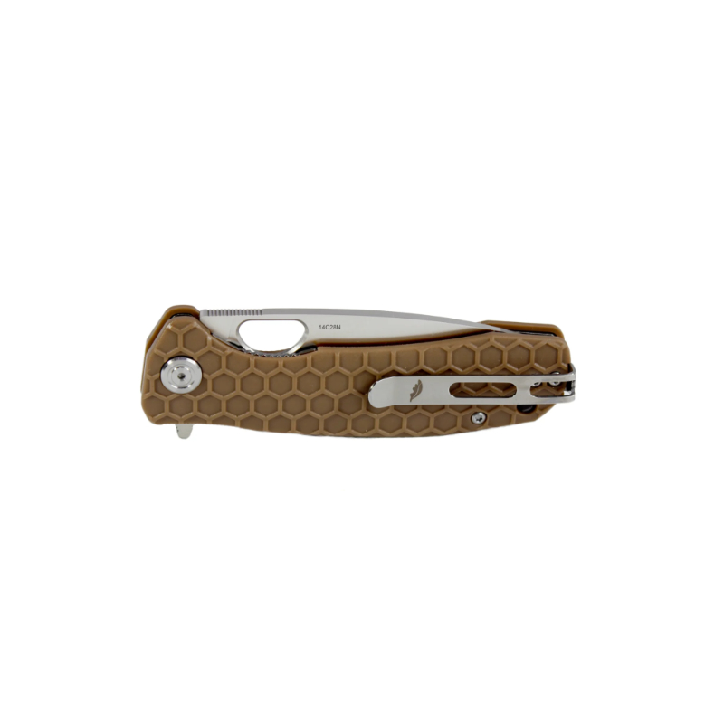 Honey Badger Flipper 14C28N Medium - Tan
