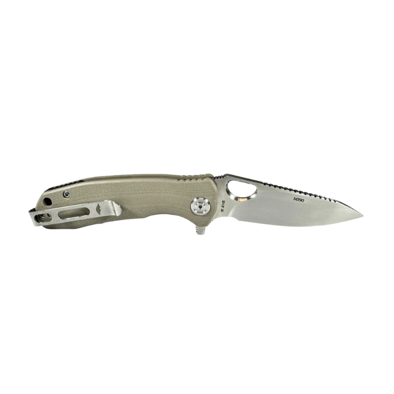 Honey Badger Leaf M390 Small - Tan