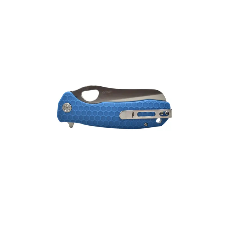 Honey Badger Rescue Serrated Large - Blue