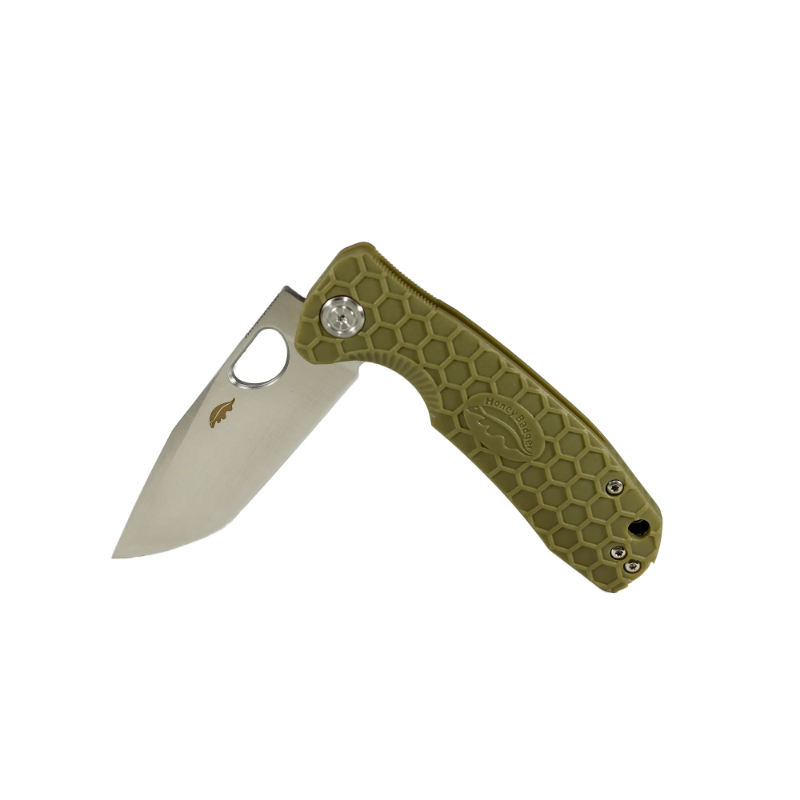 Honey Badger Tanto 14C28N Medium - Green